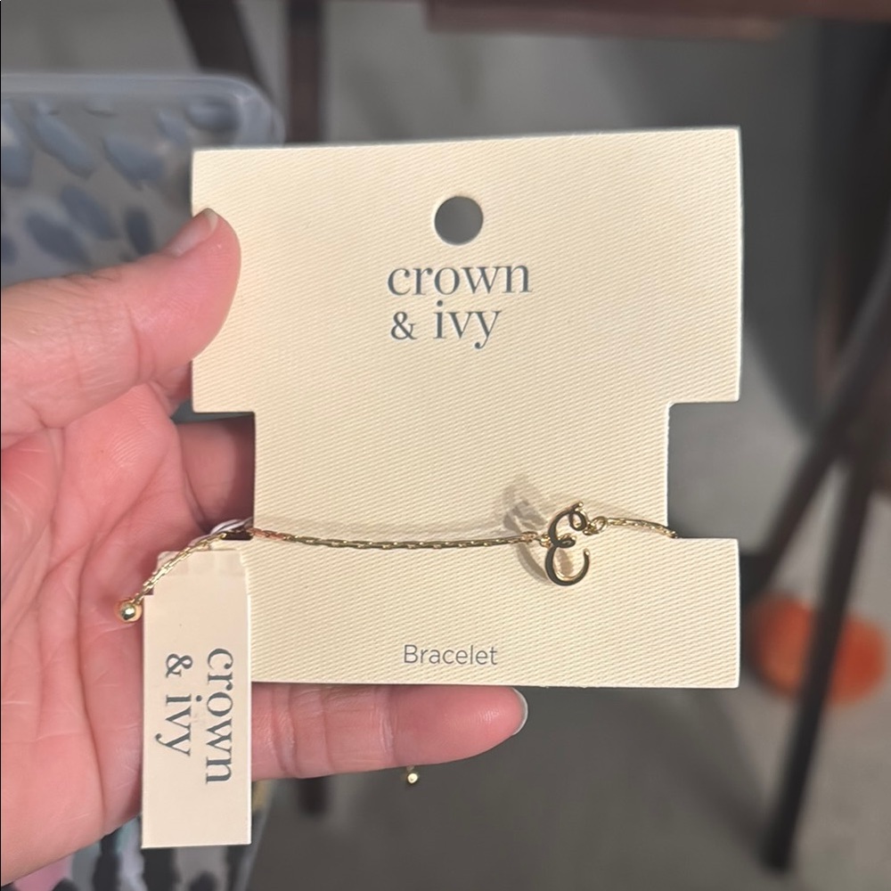 Crown & Ivy Gold Minimalist Bracelet